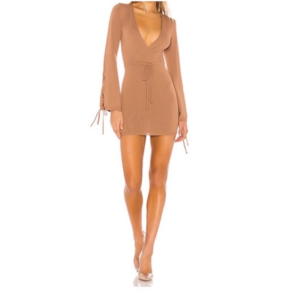 Super down long sleeve dress